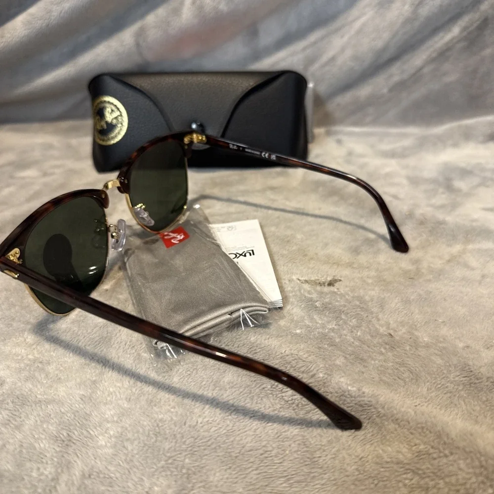 RAY BAN RB3016F W0366 Tortoise on Arista Square 55 mm Unisex Sunglasses